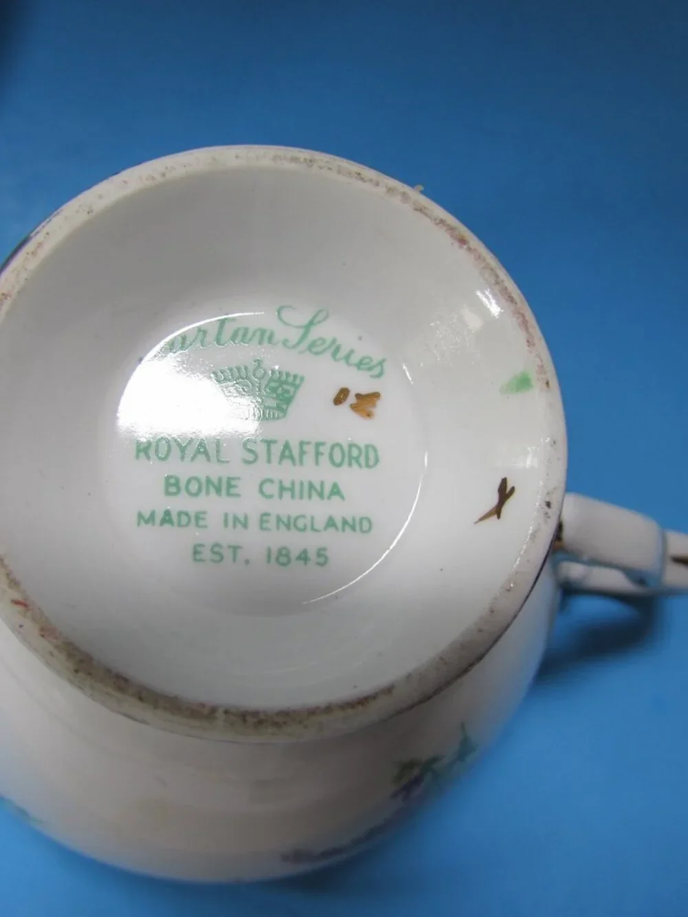 Royal Stafford Cup Saucer Tartan Series Black Watch Bone China